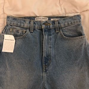 American Apparel Mom Jeans NWT